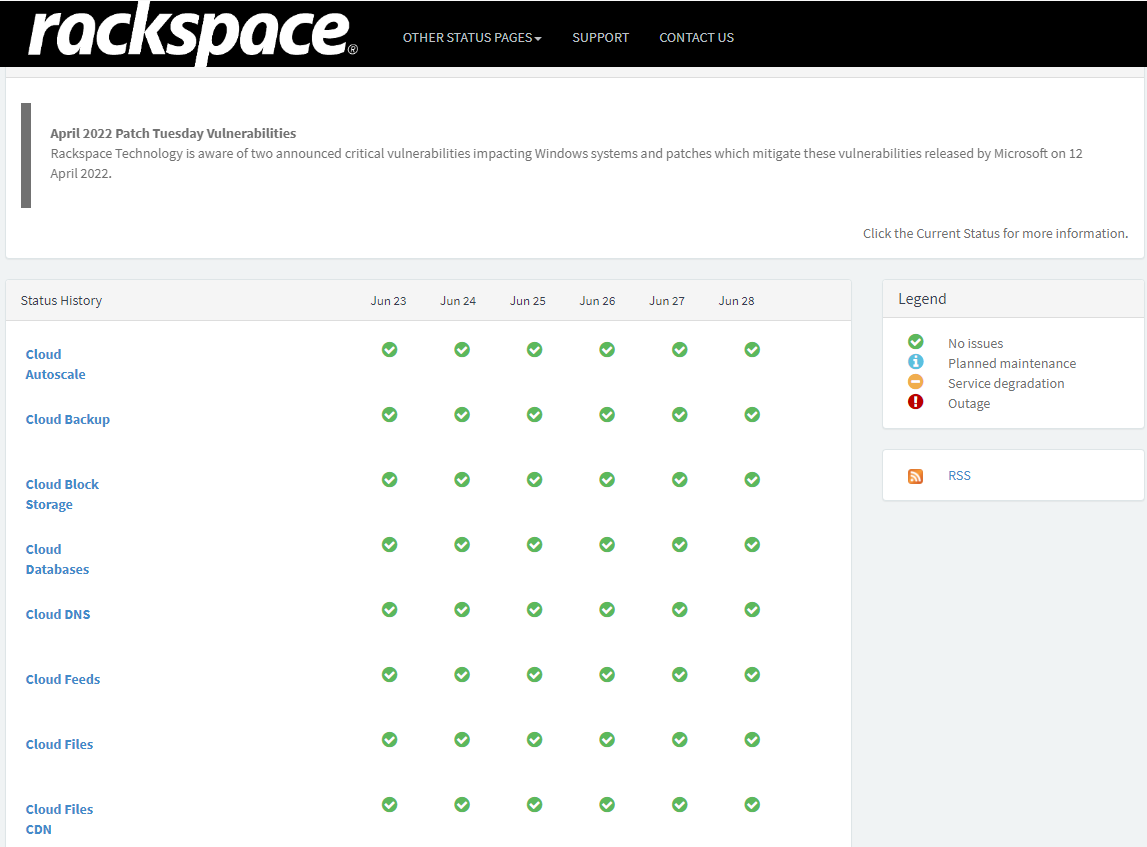 rackspace multi-cloud management screenshot