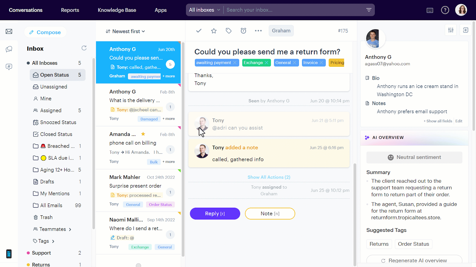 screenshot of groove ease of use